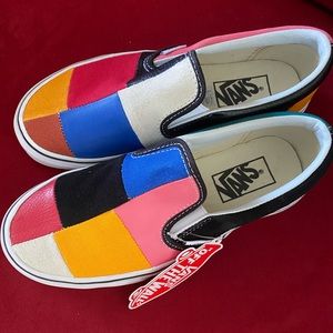 Vans checkerboard multicolor!New with tags